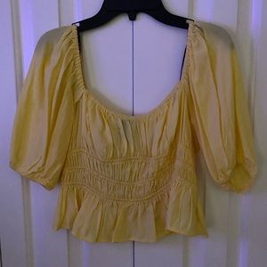 yellow forever21 top